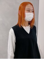 エイト ヘアサロン 渋谷本店(EIGHT)&nbsp;オレンジカラー