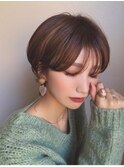 シースルーマッシュショート　YACHI