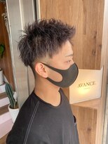 アヴァンス 天王寺店(AVANCE.) MEN'S HAIR ツーブロック×アップバング×ハイライト