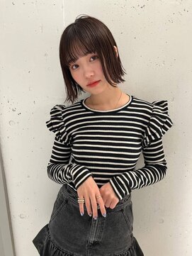 ガリカ 蔵前(Gallica) 【竹之内蔵人】艶感ぱっつんボブ/小顔ライン/耳掛けボブ<蔵前>