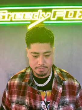 グリーディーフォックス 三軒茶屋(GreedyFOX) 波巻き/マッシュパーマ/ウルフ/ハイライト<理容室>三軒茶屋