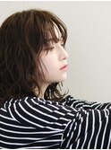 イメチェンヘアスタイル ハッシュカット フルバング 似合わせ