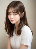 大人っぽナチュラルミディスタイル