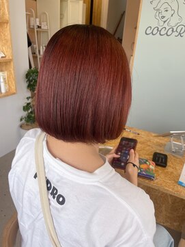 ココアール(cocoR) 赤ボブ