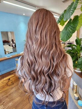 ヘアーリゾート マハナ(HAIR RESORT MAHANA) ロングヘア/インナーカラー/ハイライト/アッシュ/ベージュ