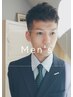 《メンズ人気No.1！》カット+炭酸スパ+眉カット /男性顧客様も多いサロン♪