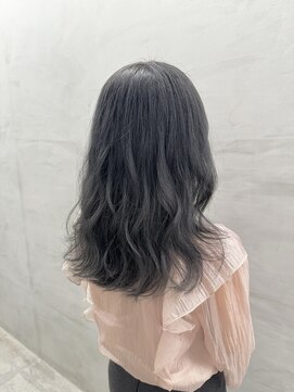 ジーナ 池袋(Zina) #ブリーチなしのグレーブラック