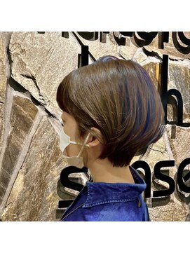 ナチュラルハイセンス 本店(natural high sense) こっくりブラウン×グラボブ◇町屋/似合わせカット