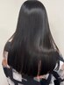 【ご新規様限定２０％OFF/圧倒的艶髪】カット＋美髪ストレート+最高峰TR