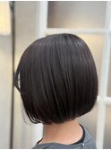 切りっぱなしボブ