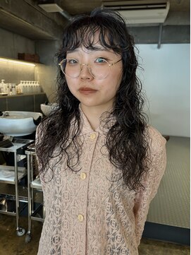 ハマモト ロングパーマ