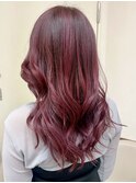 【バレイヤージュで立体感ある可愛いピンクカラー】池袋美容室