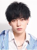 【パーマ×カラー】シャープマッシュ 刈り上げ