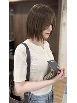 ハピネス クローバー 八木店(Happiness CLOVER)&nbsp;韓国レイヤーボブ/ブラウンカラー