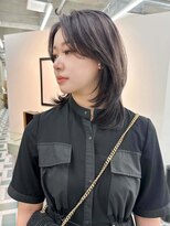 ノエ(noe)&nbsp;くびれヘア/アプリコットオレンジ/ハイライトカラー/栄c181