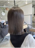 ぱつっとボブ　大人ボブ