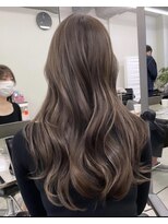 ジルブラン(JIL BLAN) ハイライトバレイヤージュダブルカラー20代30代40代グレージュ