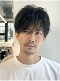 シースルーマッシュシースルーシースルーバングメンズヘアmen's