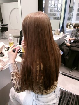 ベージュ/透明感カラー/艶髪