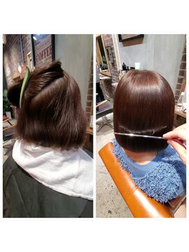 ラシクヘアーライフ(Rashiku Hair Life) 加工無し、仕上げアイロン、オイル無し 艶々縮毛矯正!