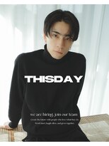 Thisday by nelke立川 メンズカット/メンズパーマ/ブリーチ【3/1 NEW OPEN(予定)】 ニュアンスパーマ無造作パーマセンターパートツーブロック韓国