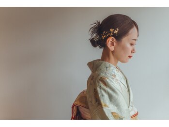 アクビー(AKuBii)の写真/＜晴れの日の装いを、自然体で美しく＞大切なシーンに寄り添う着付けをご提供します◎