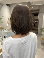 シーンヨコハマ 横浜店(SCENE yokohama)&nbsp;レイヤーボブ/オリーブベージュ