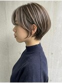 ベリーショート　レイヤーボブ　二子玉川　ハンサムショート