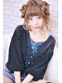ひつじみたいなキュートヘアアレンジ【メイズ東中野・鍛原志行】