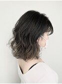 毛先グラデーション☆切りっぱなしボブ