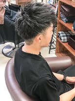 アンルポン(un.le.pont)&nbsp;[m]アッシュカラーアッシブラウンソフトツーブロアップバング