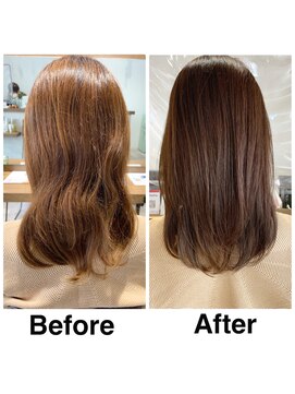 セラ バイ ユーレルム(SerA by U-REALM) レイヤー×髪質改善　担当　森