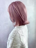 アイティー バイ アルバム 中野店(IT by ALBUM) ピンクボブ_イヤリングカラーラベンダーカラー_ba321761