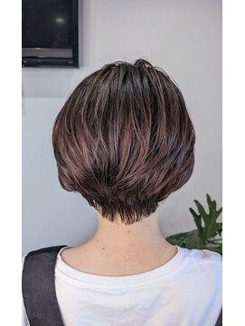 ヘアーアンドアイラッシュ ヨーク(Hair&eyelash york's) ナチュラルハイライトショート