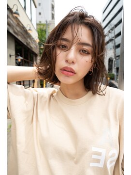 ピンク バイ アンジェリカ 瓢箪山店(PINQ by ANGELICA) #PINQ #レイヤーボブ #センターパート