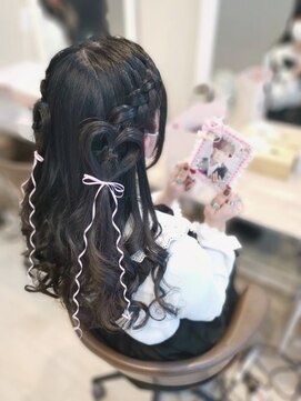 ヘアセットサロン ミント(Hair set salon MINT) ハートハーフツイン