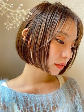 オーシャントーキョーセンダイ(OCEAN TOKYO SENDAI) ぷつっと小顔ミニボブ