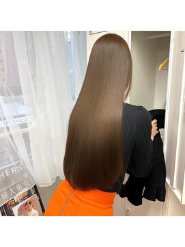 アールサロン 名駅(Rr SALON) 髪質改善トリートメントでツヤツヤミディアム【伏見髪質改善】