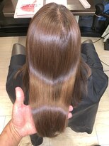 ライフ 忍ケ丘店(Lyfe)&nbsp;オリーブベージュカラー_髪質改善カラーピンクベージュ_389