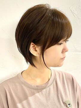 トト 船橋店(toto.) 黒髪/グレーベージュ/レイヤーロング/前髪パーマ[西船橋/津田沼]