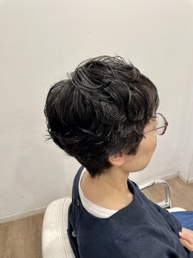 オシャマワールドコーヌコピア 【ショート×ニュアンスパーマ】