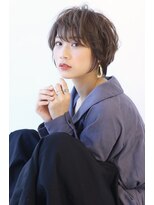 オーロ 千里山店(ORO)&nbsp;20代30代40代50代美髪ピンクブラウン切りっぱなしボブショート