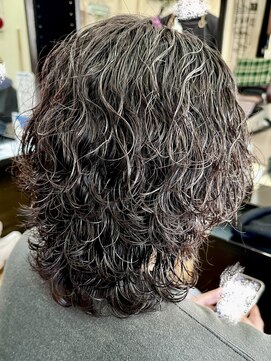 スウェル 津田沼店(Swell) ミディアム波巻きパーマ[津田沼/メンズ/メンズパーマ]