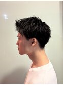 清潔感溢れるフレッシュなアップバング/クルーカット