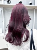【白石】ブリーチなしダブルカラー赤髪暖色ワインレッド原宿