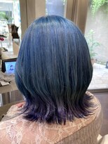 ヴィサージュプラス(VISAGE plus)&nbsp;ブルー×ネイビーパープルのグラデーションスタイル♪