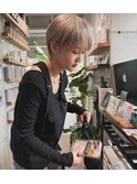 ハイトーン マッシュ ハンサムショート 2wayバング