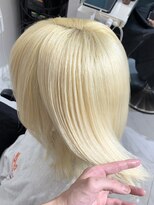 ランテルディ 渋谷(LANTERDIT)&nbsp;ブロンド/抜きっぱなし/ケアブリーチ/ホワイトブロンド/ベージュ