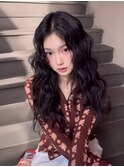 韓国ヘアー/ダブルカラー/ハイライト/イメチェン/エクステ/梅田