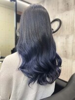 スターズレイ 本川越(STARS ray)&nbsp;ネイビー 髪質改善トリートメント グラデーションカラー 20代